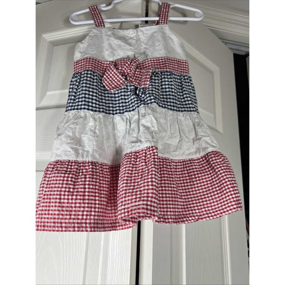 Blueberri Boulevard Sz 2T Red White &‎ Blue Patriotic Sundress - Picture 12 of 13